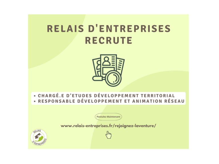 Relais d'Entreprises recrute