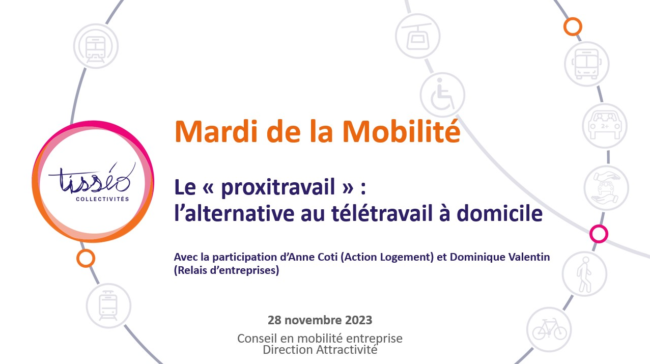 Mardi de la Mobilité Proxitravail